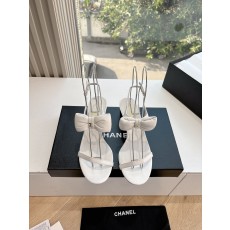 CHANEL 샤넬 통굽 힐 슬리퍼 샌들 신발