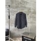 Balenciaga BLCG 발렌시아가 체크 긴팔 셔츠 남방 의류