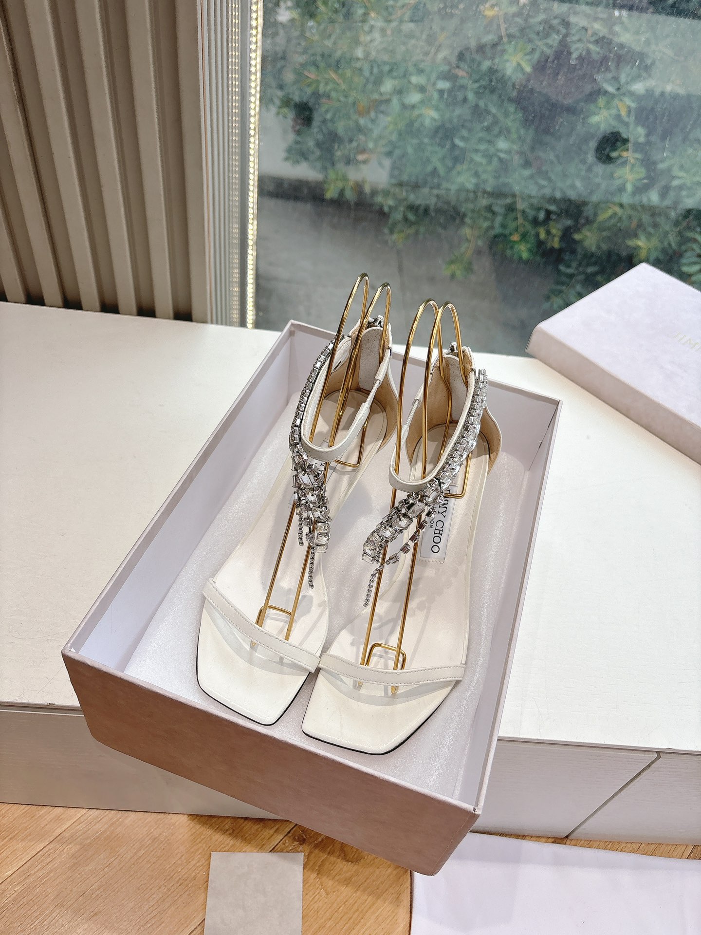 Jimmy Choo 지미추 가보시 펄 하이힐 웨딩 슈즈 구두 신발