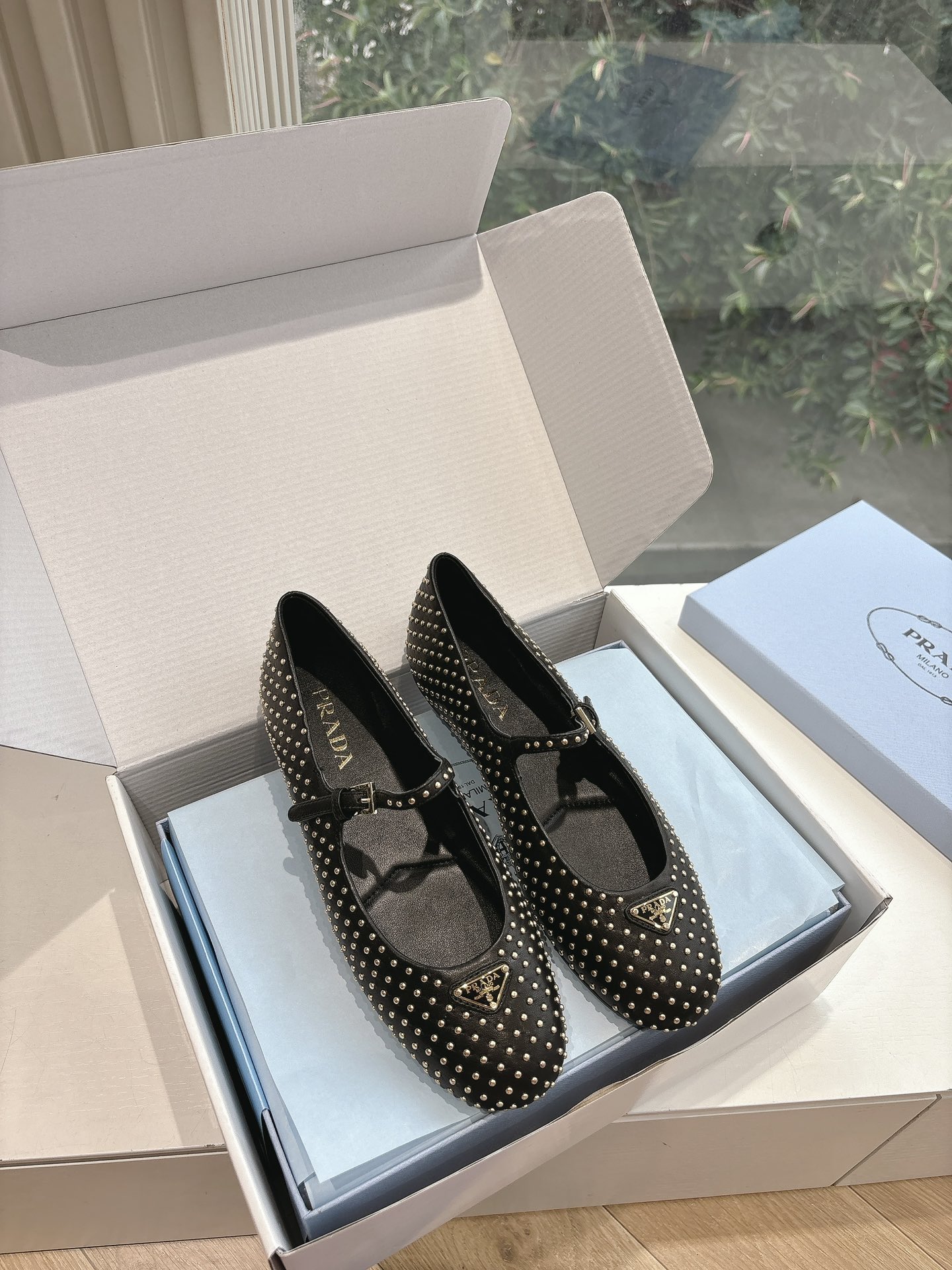 PRADA 프라다 플랫 슈즈 신발