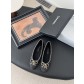 chanel 샤넬 25K 신상 체인 더블 C 통굽 단화 플랫 슈즈 신발