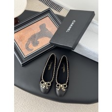 chanel 샤넬 25K 신상 체인 더블 C 통굽 단화 플랫 슈즈 신발