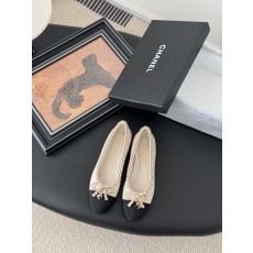 chanel 샤넬 25K 신상 체인 더블 C 통굽 단화 플랫 슈즈 신발