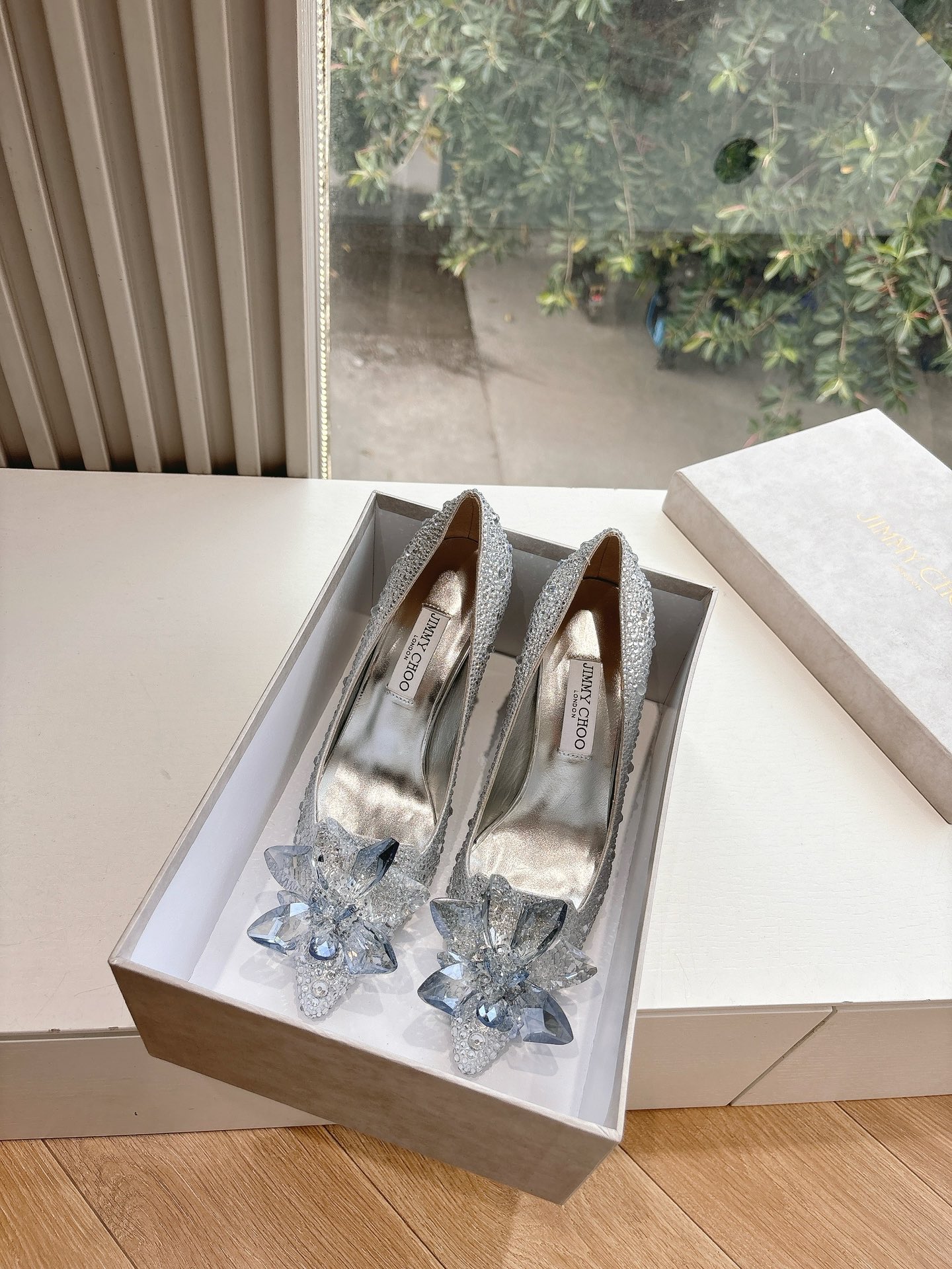 Jimmy Choo 지미추 스틸레토 힐 웨딩 슈즈 구두 신발