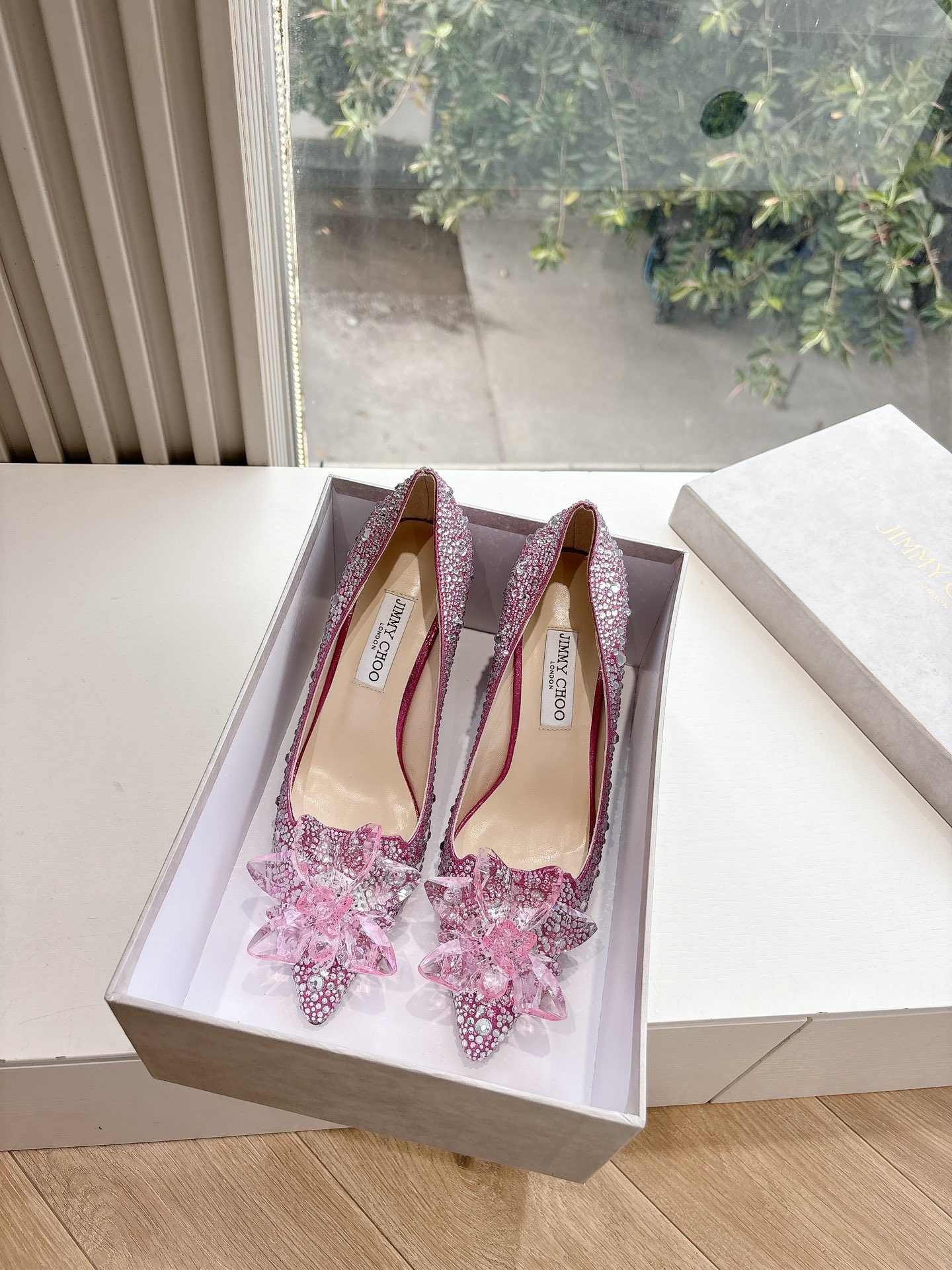 Jimmy Choo 지미추 스틸레토 힐 웨딩 슈즈 구두 신발