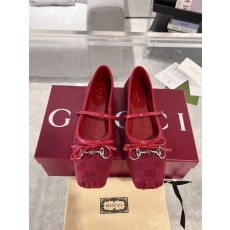 GUCCI 구찌 홀스퀘어 토슈즈 플랫 슈즈 신발