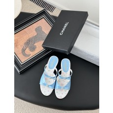 CHANEL 샤넬 통굽 샌들 슬리퍼 신발
