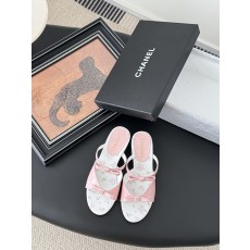 CHANEL 샤넬 통굽 샌들 슬리퍼 신발