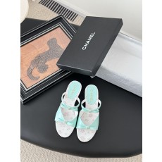 CHANEL 샤넬 통굽 샌들 슬리퍼 신발