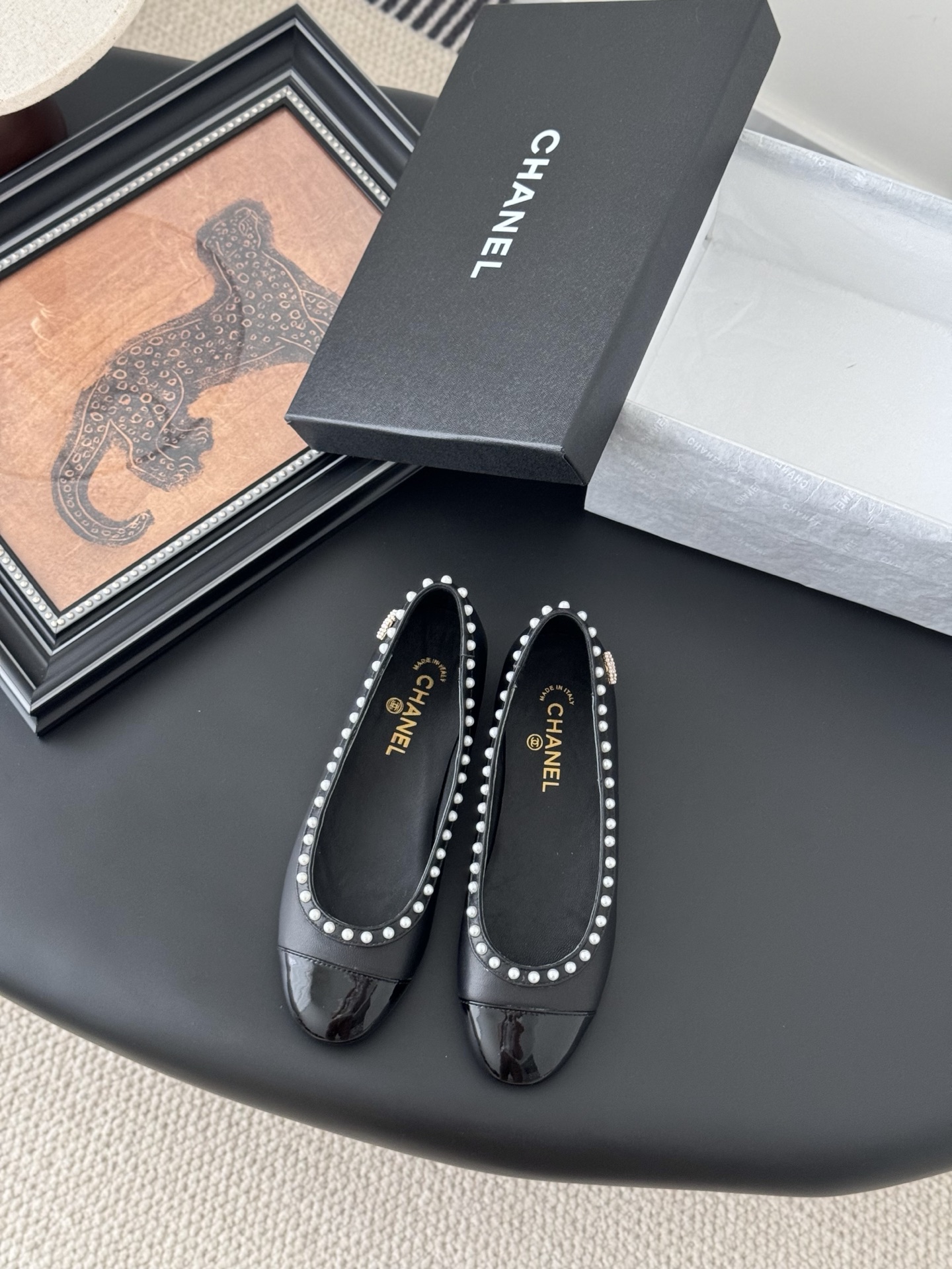 Chanel 샤넬 메리제인 플랫 슈즈 신발