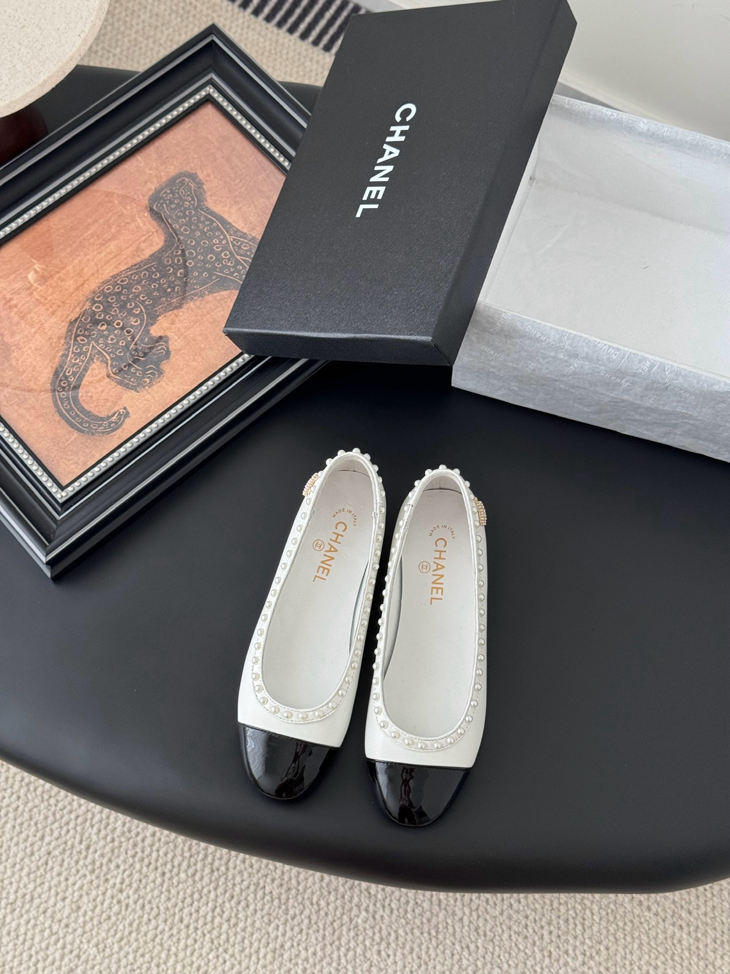 Chanel 샤넬 메리제인 플랫 슈즈 신발