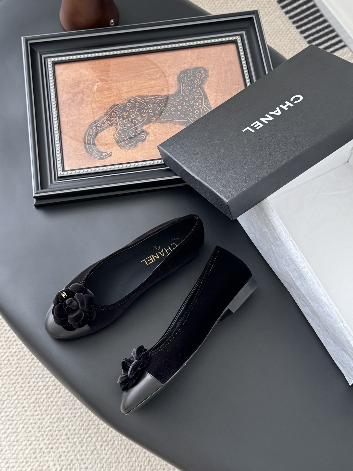CHANEL 샤넬 25K 플랫 슈즈 단화 신발