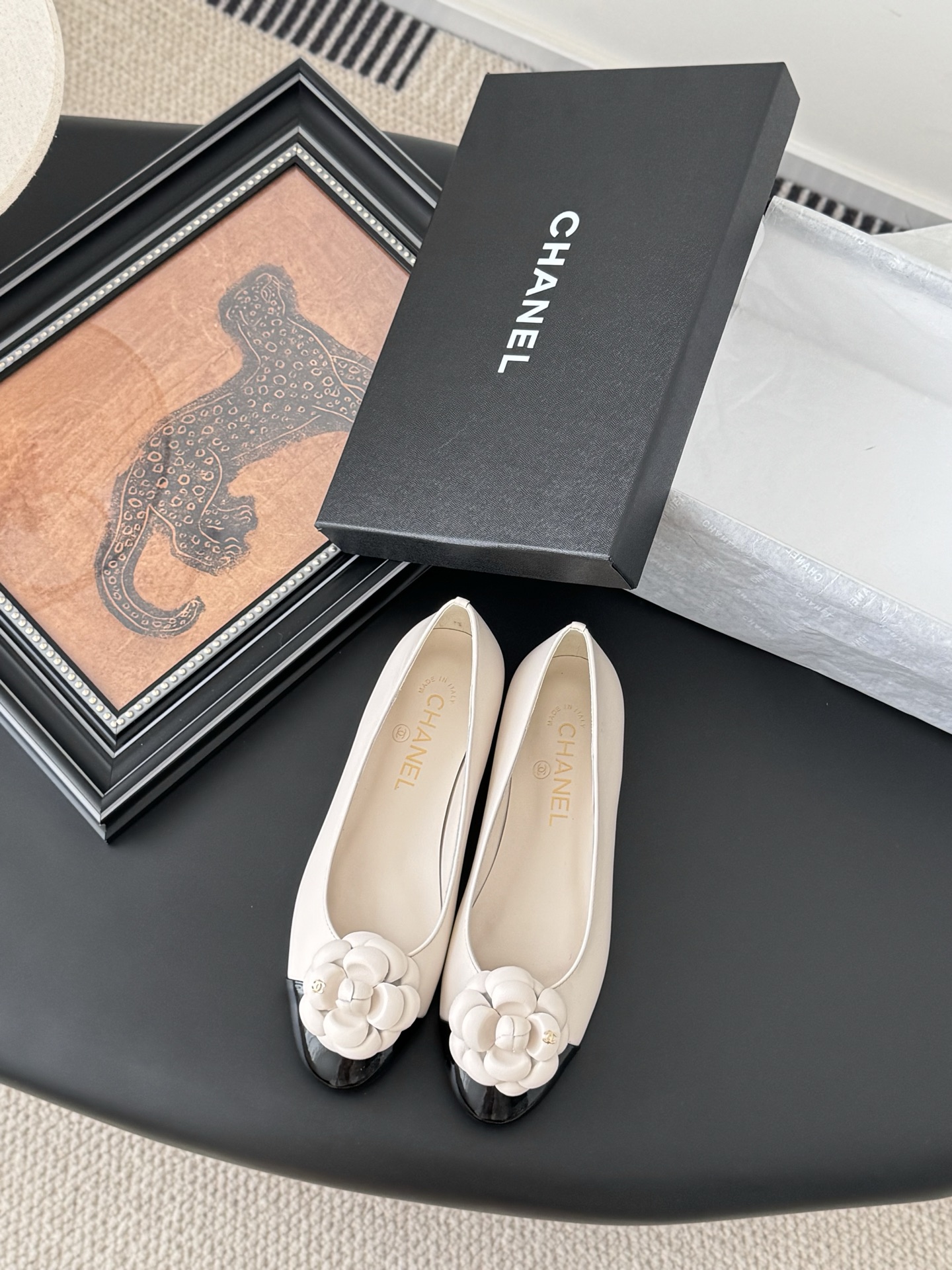 CHANEL 샤넬 25K 플랫 슈즈 단화 신발