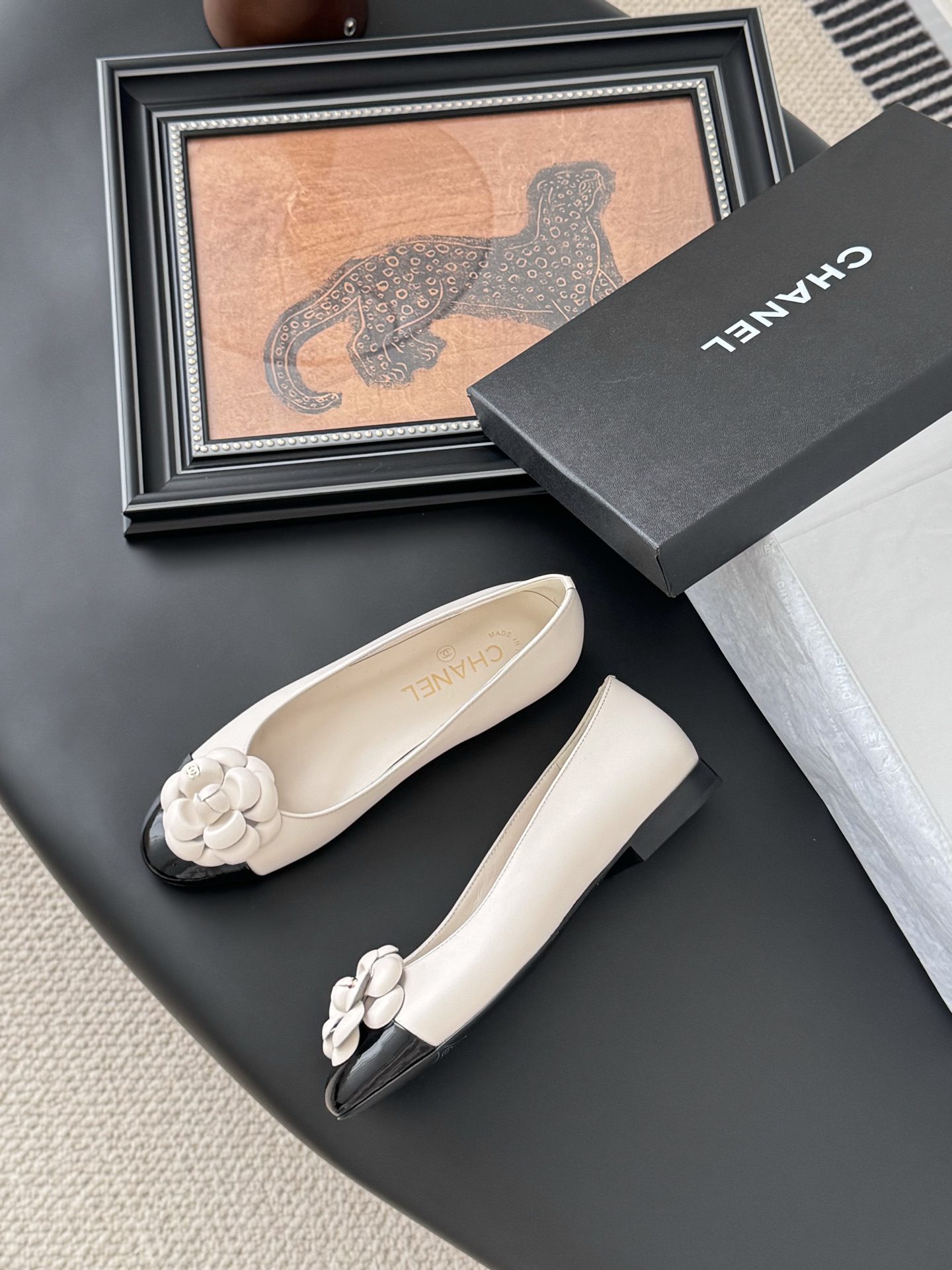 CHANEL 샤넬 25K 플랫 슈즈 단화 신발
