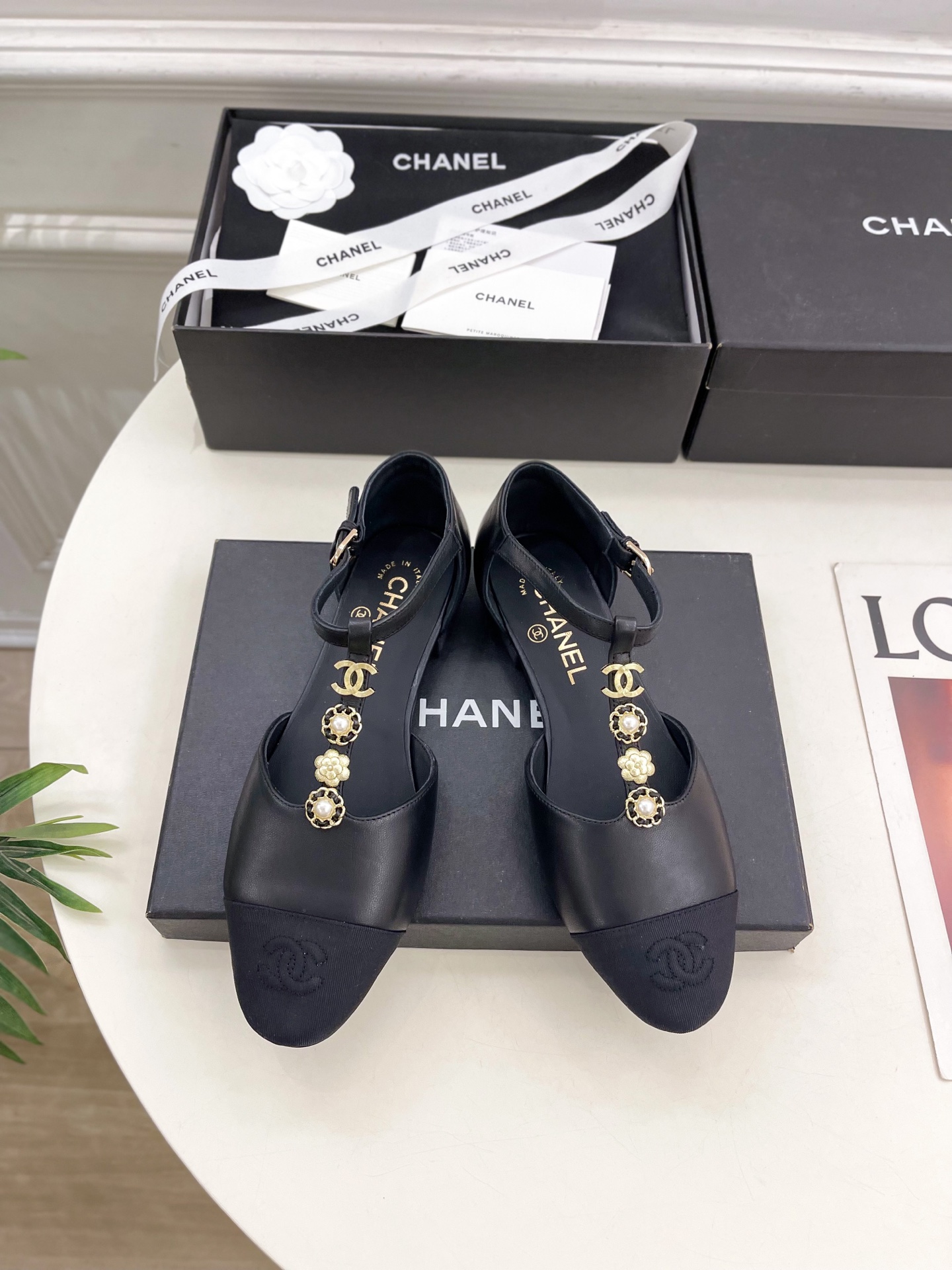 CHANEL 샤넬 플랫 슈즈 단화 신발