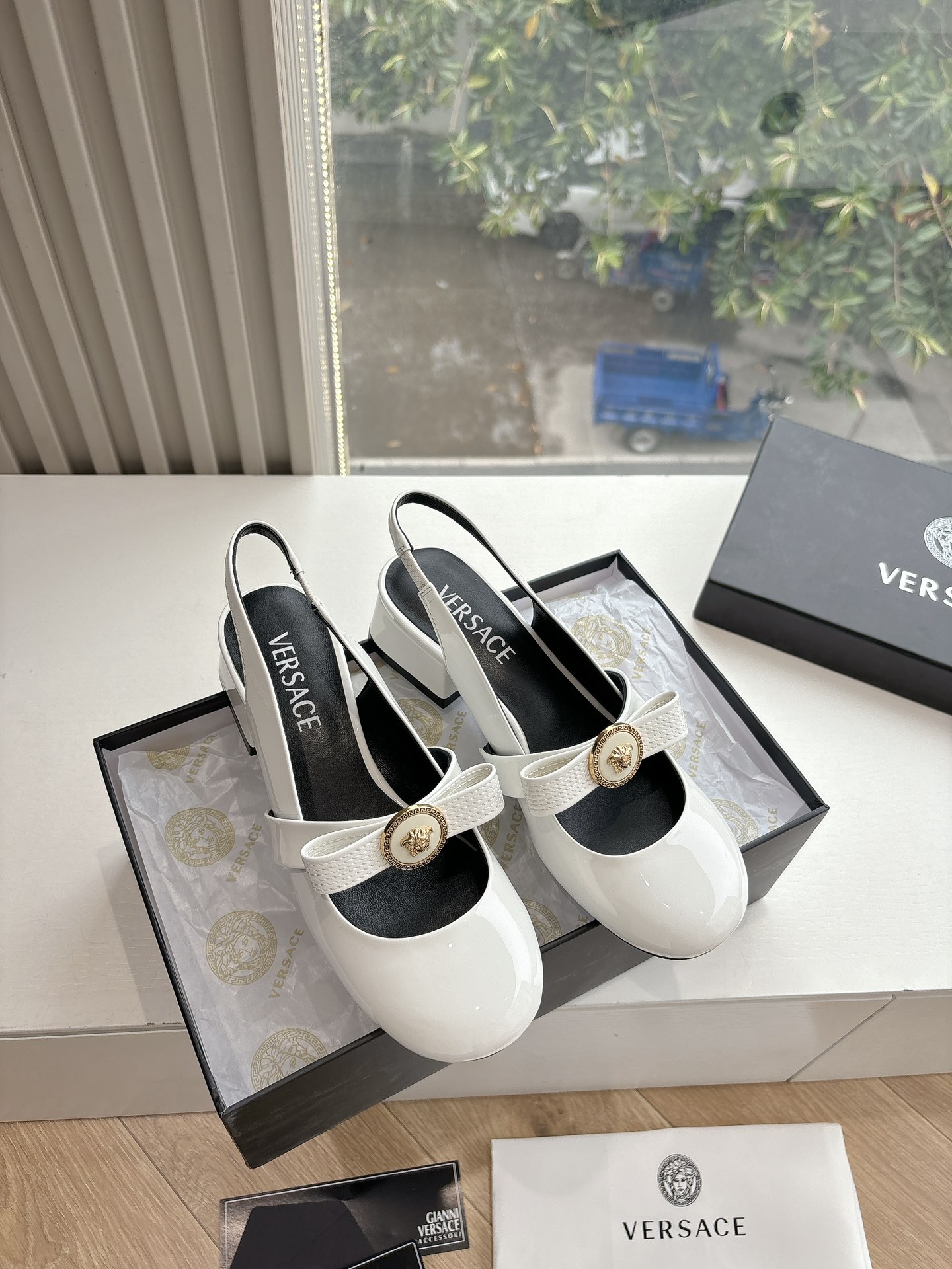 Versace 베르사체 힐 통굽 구두 신발