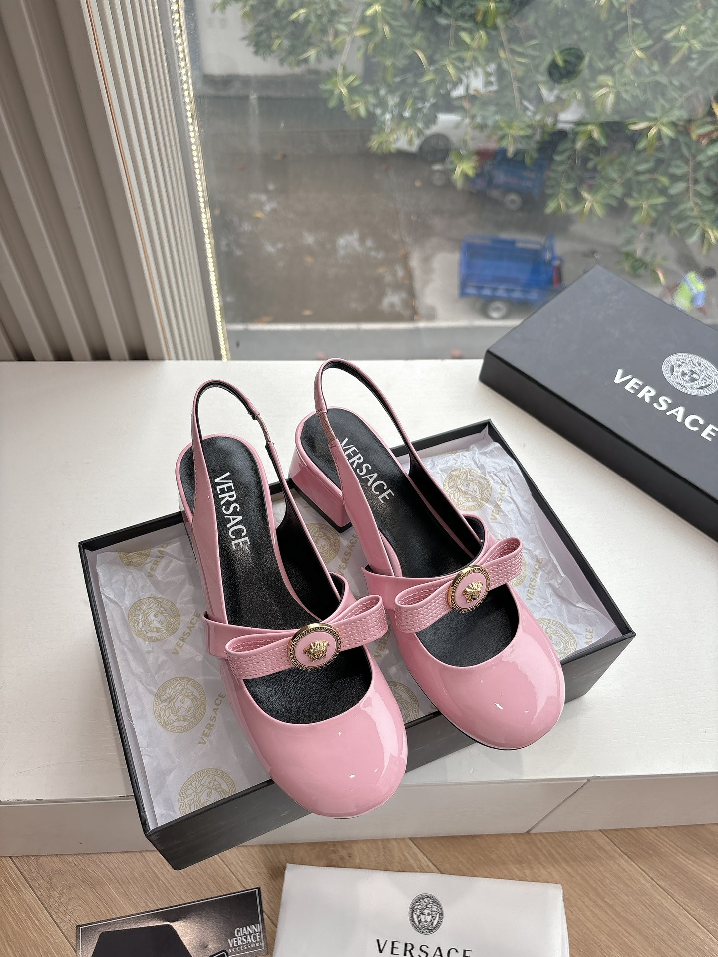 Versace 베르사체 힐 통굽 구두 신발