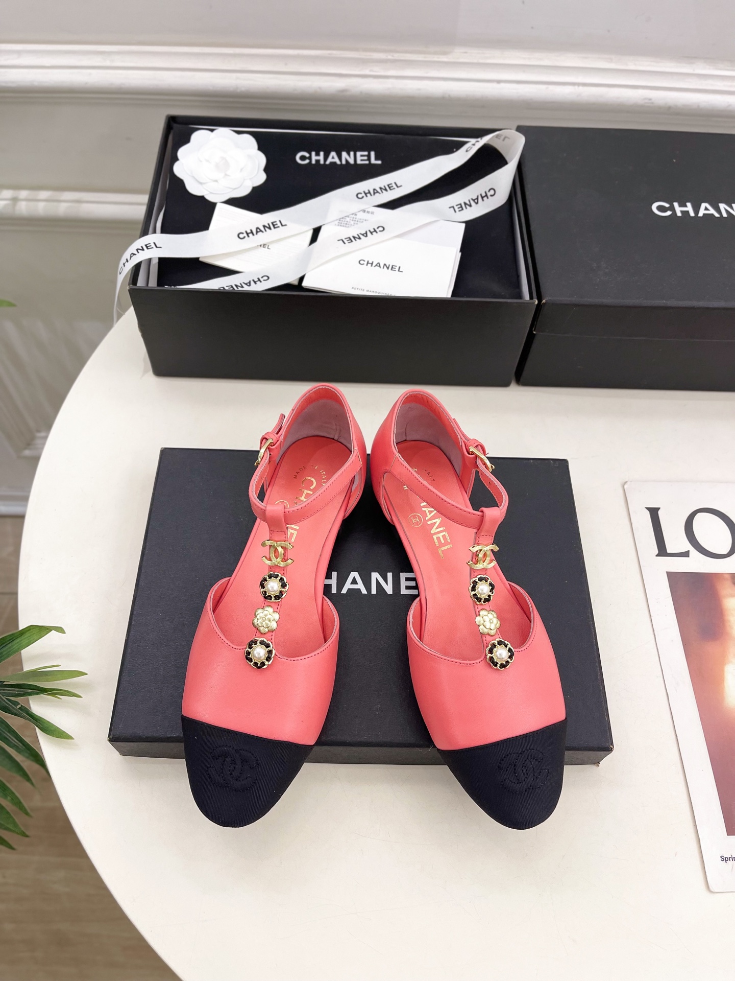 CHANEL 샤넬 플랫 슈즈 단화 신발