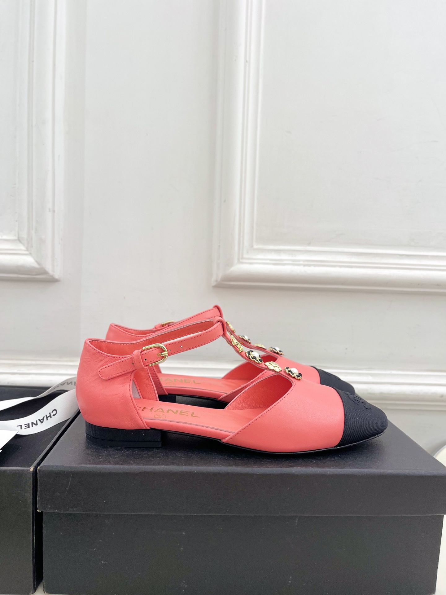 CHANEL 샤넬 플랫 슈즈 단화 신발