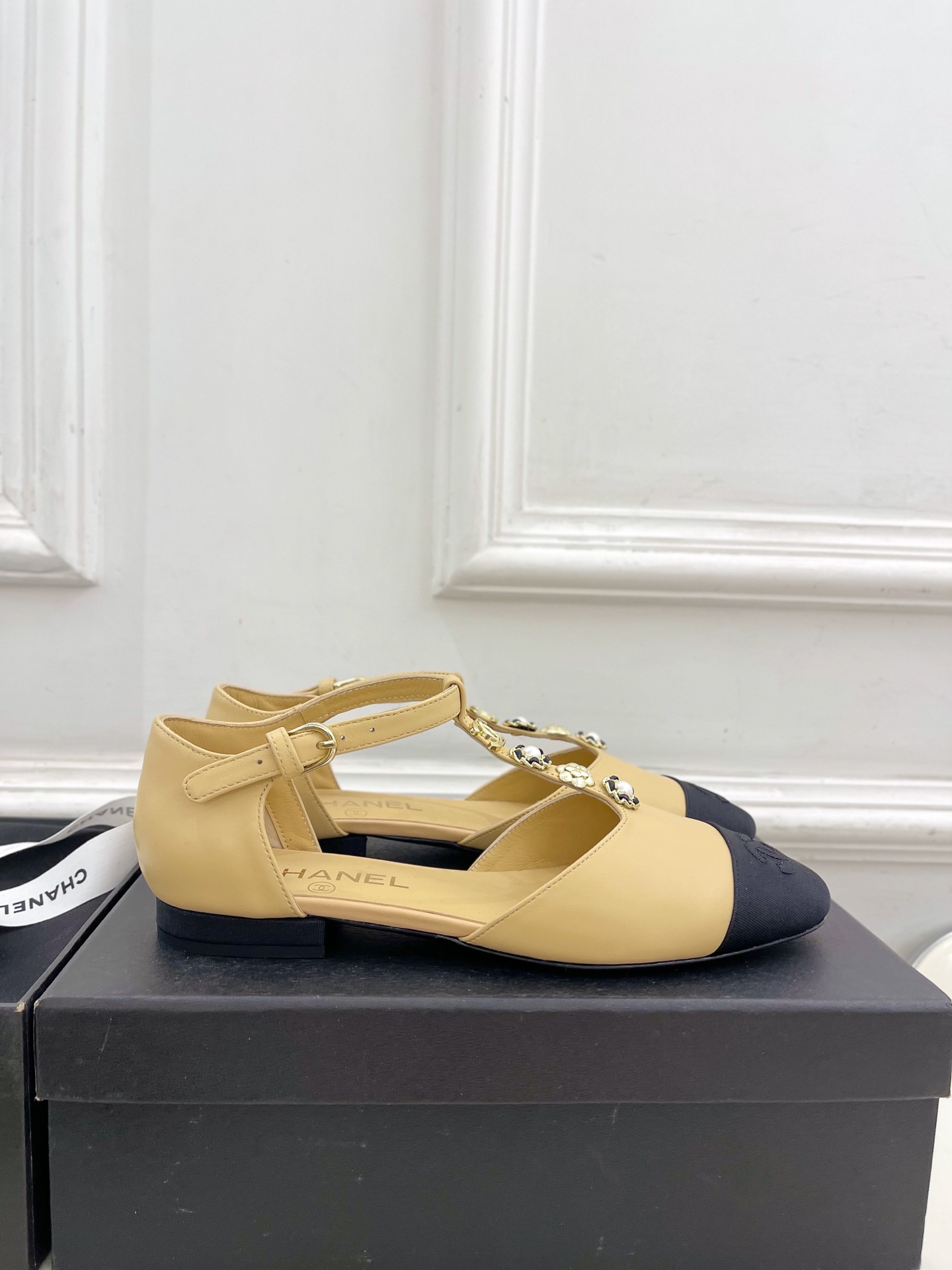 CHANEL 샤넬 플랫 슈즈 단화 신발