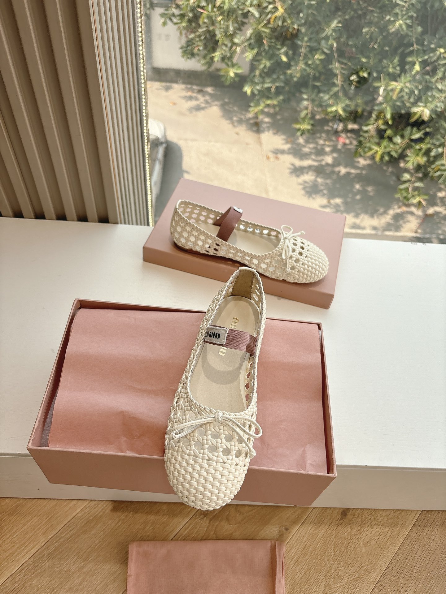 MIUMIU 미우미우 플랫 슈즈 단화 신발