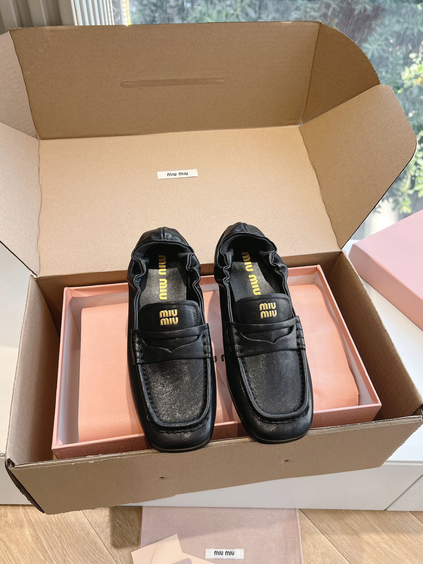 MIUMIU 미우미우 통굽 로퍼 구두 신발