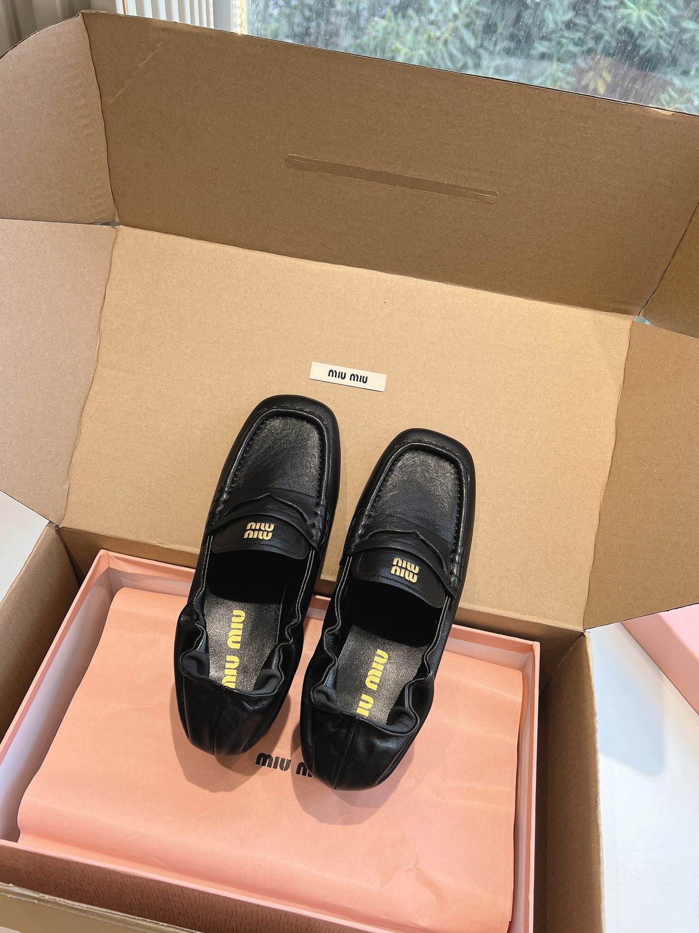 MIUMIU 미우미우 통굽 로퍼 구두 신발