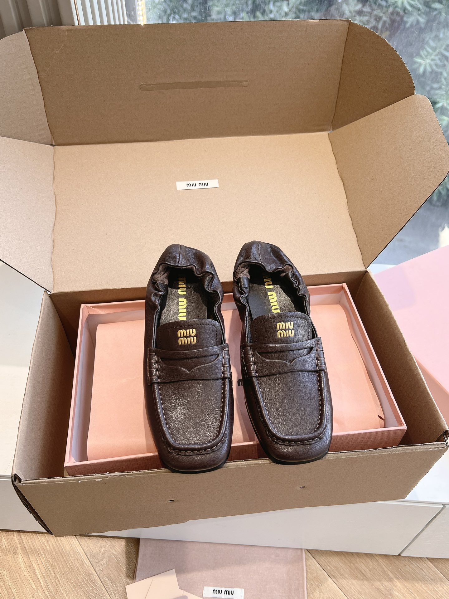 MIUMIU 미우미우 통굽 로퍼 구두 신발