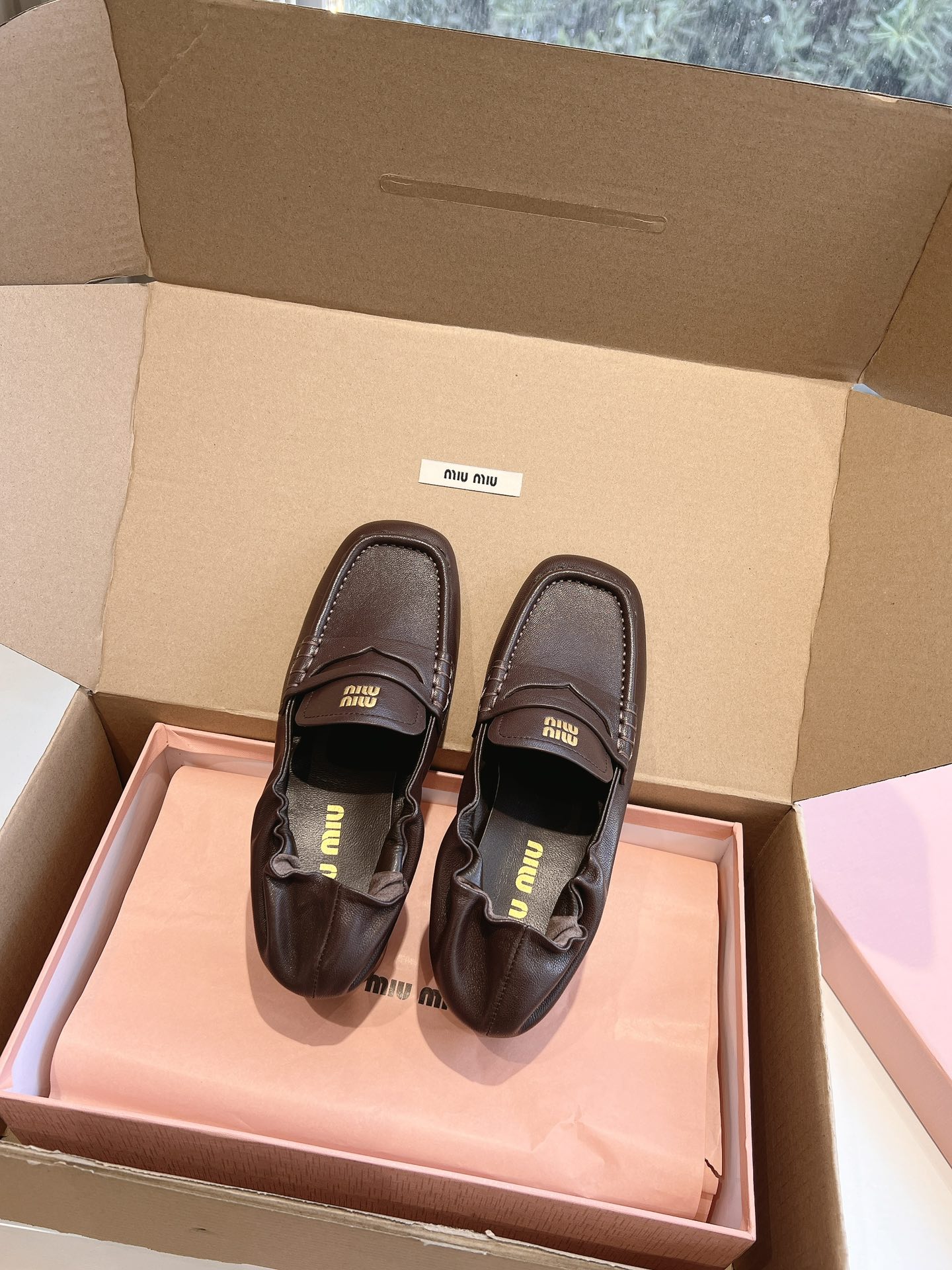 MIUMIU 미우미우 통굽 로퍼 구두 신발