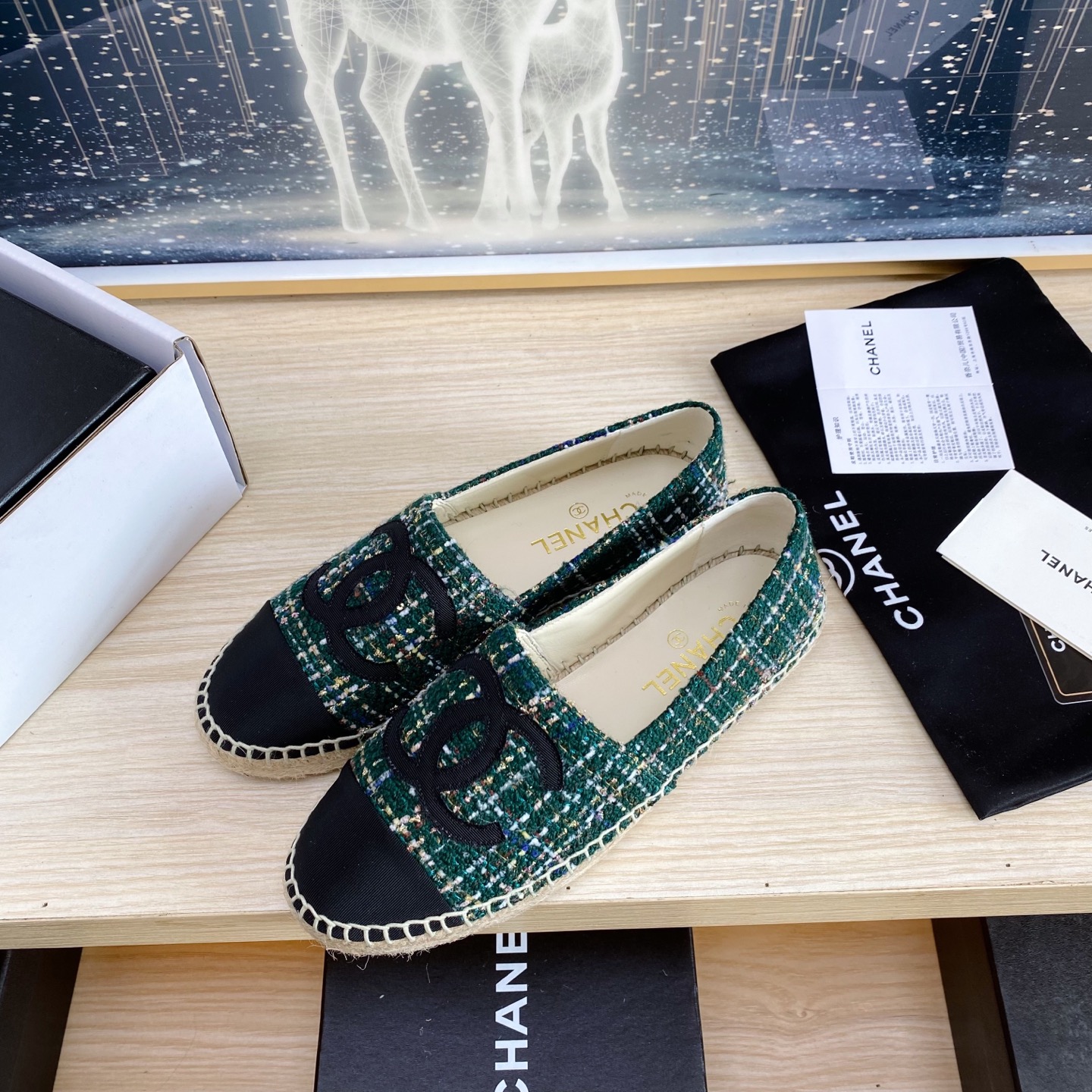 CHANEL 샤넬 단화 플랫 슈즈 신발