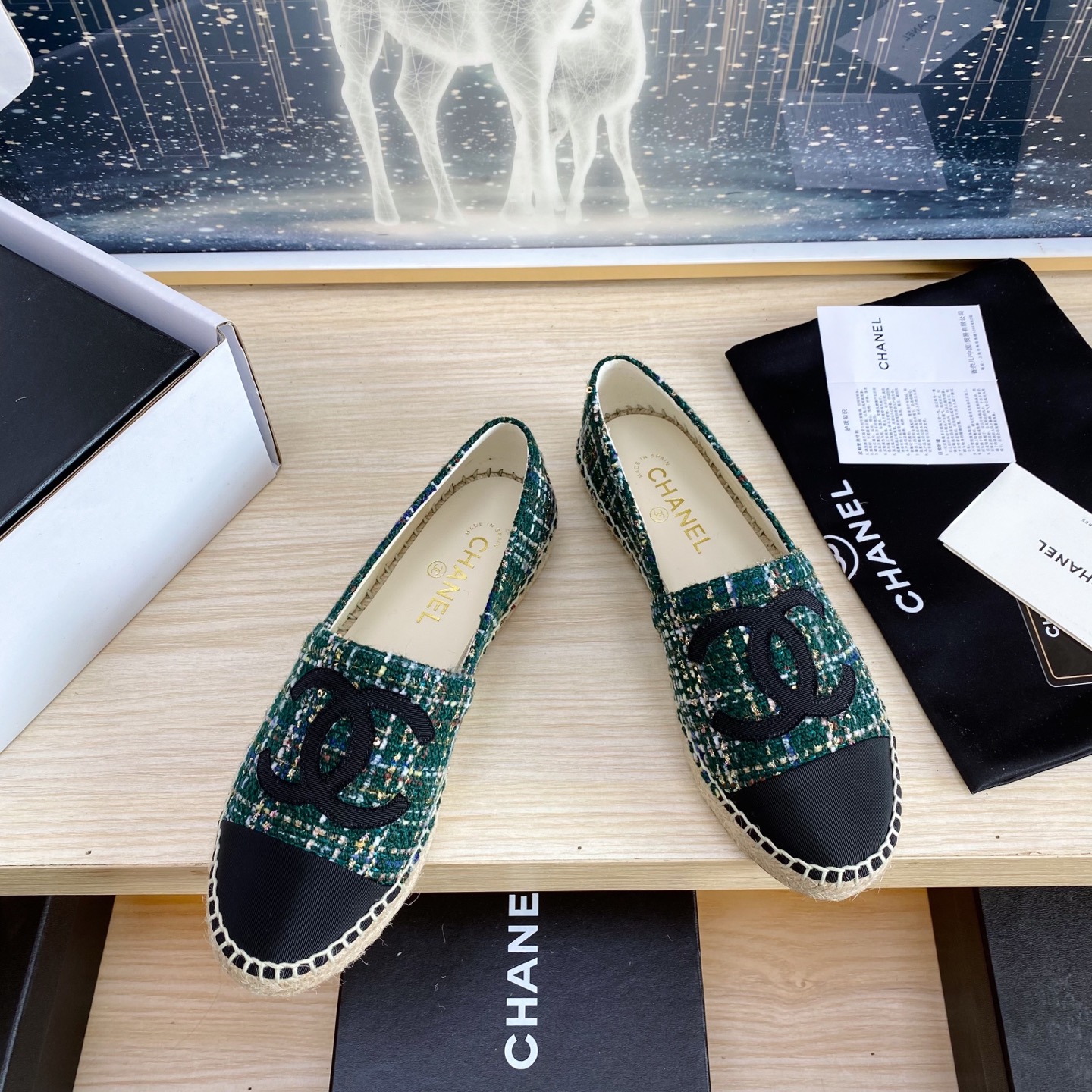 CHANEL 샤넬 단화 플랫 슈즈 신발