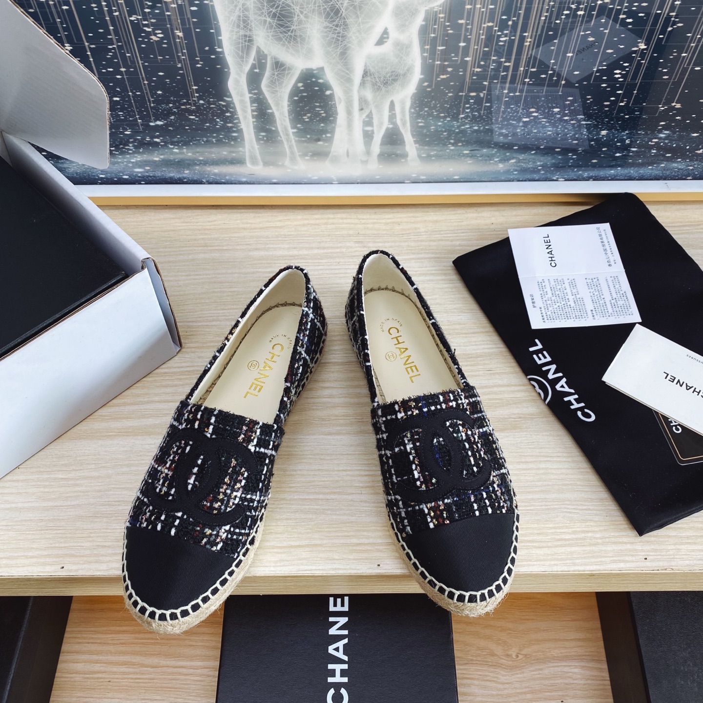 CHANEL 샤넬 단화 플랫 슈즈 신발