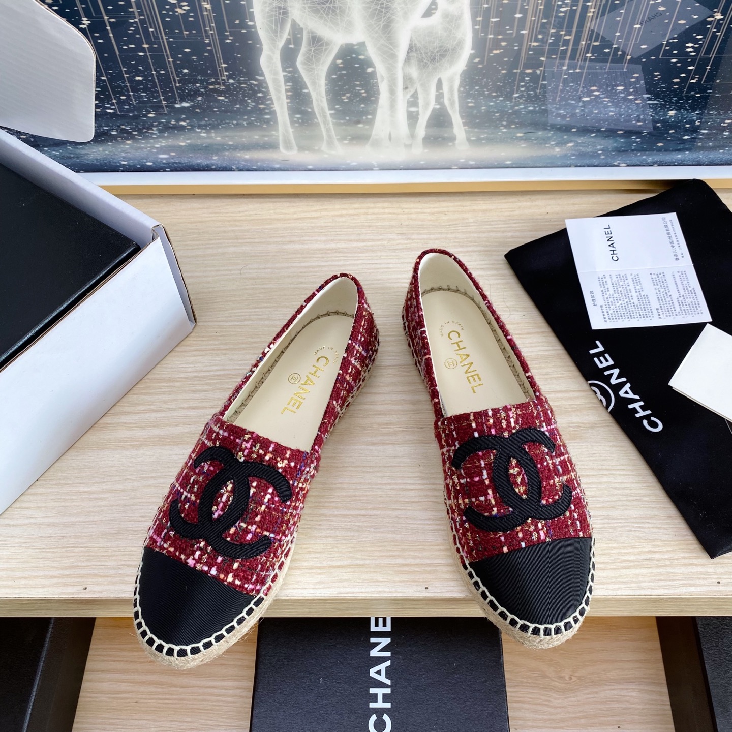 CHANEL 샤넬 단화 플랫 슈즈 신발