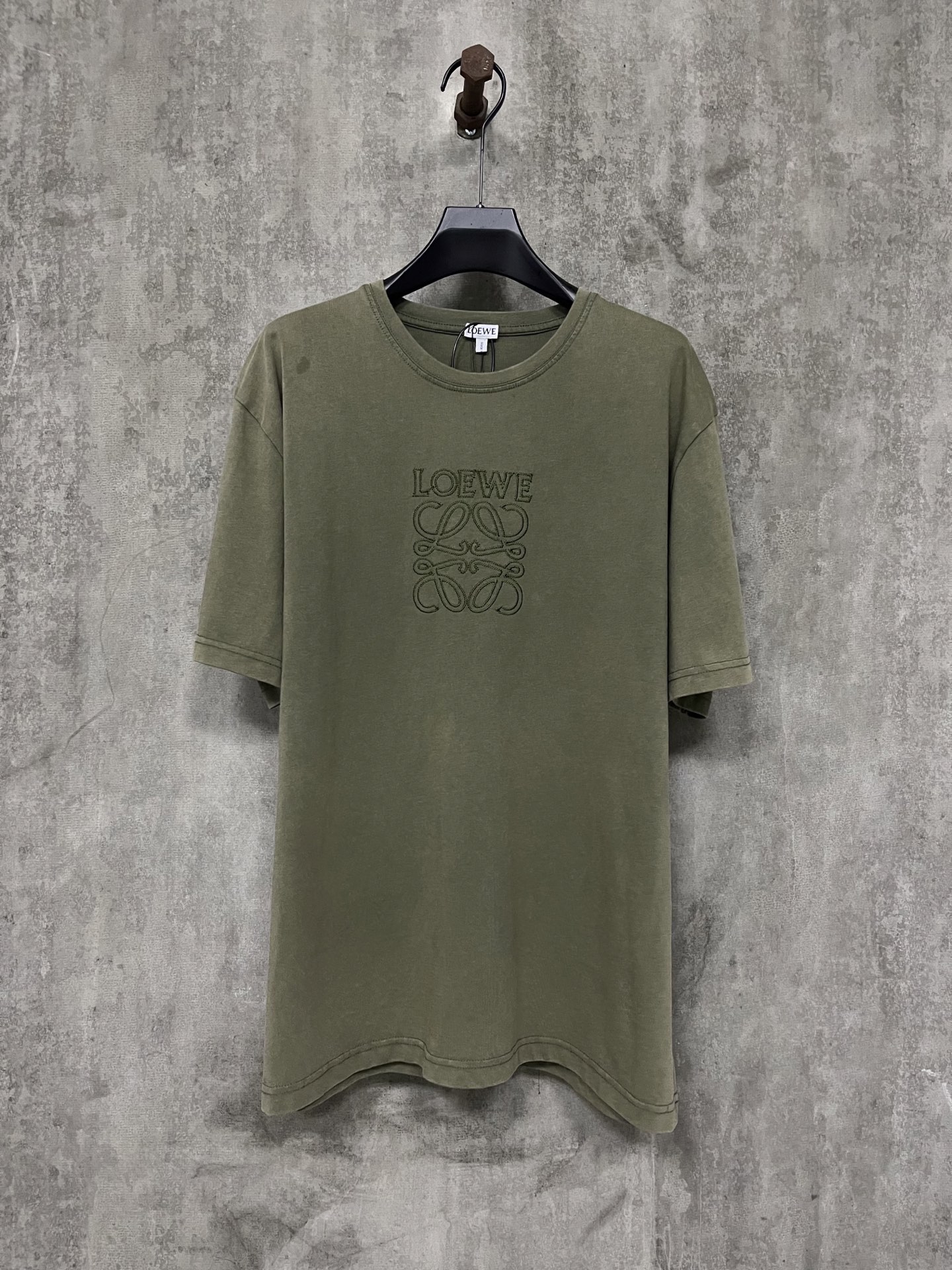 LOEWE 로에베 구제 자수 반팔 티셔츠 의류