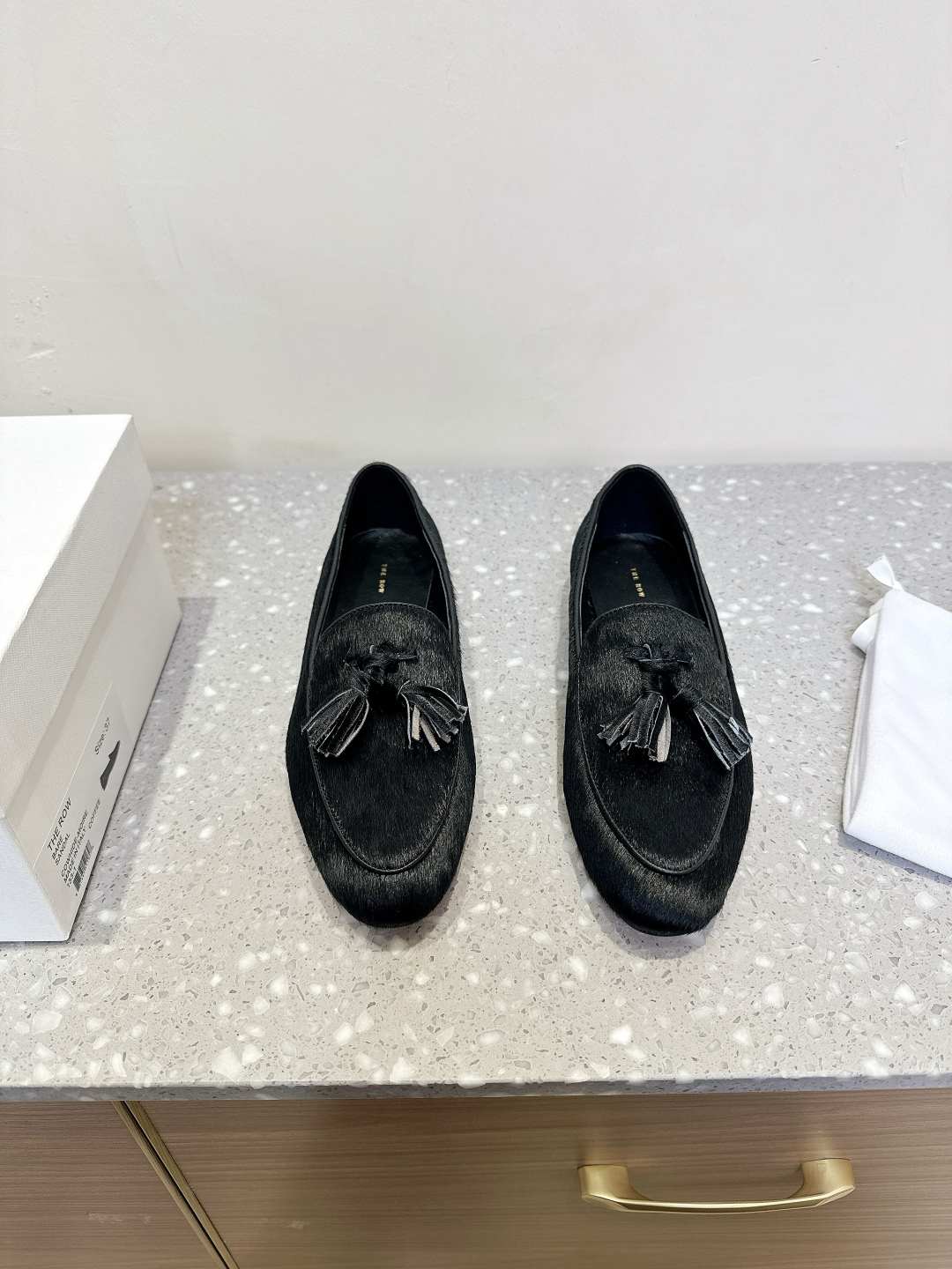 The row 더로우 미니멀 빈티지 태슬 로퍼 플랫 구두 신발