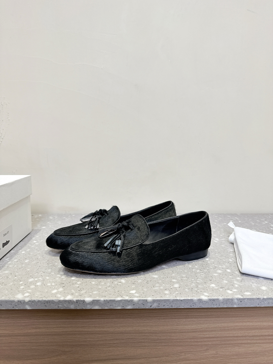 The row 더로우 미니멀 빈티지 태슬 로퍼 플랫 구두 신발