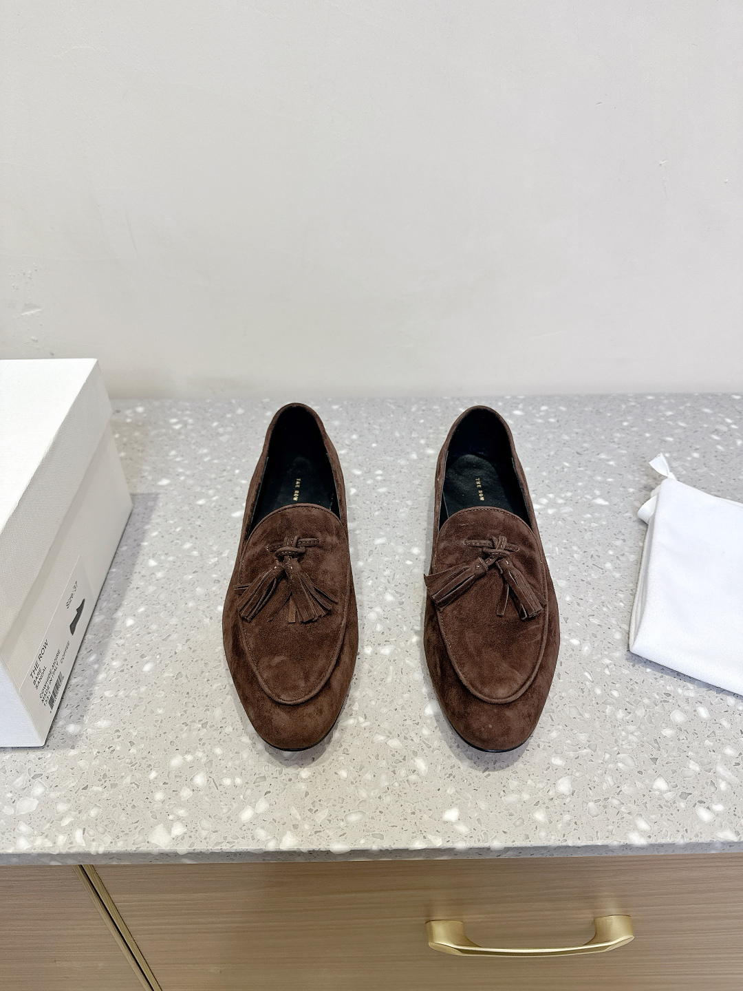 The row 더로우 미니멀 빈티지 태슬 로퍼 플랫 구두 신발