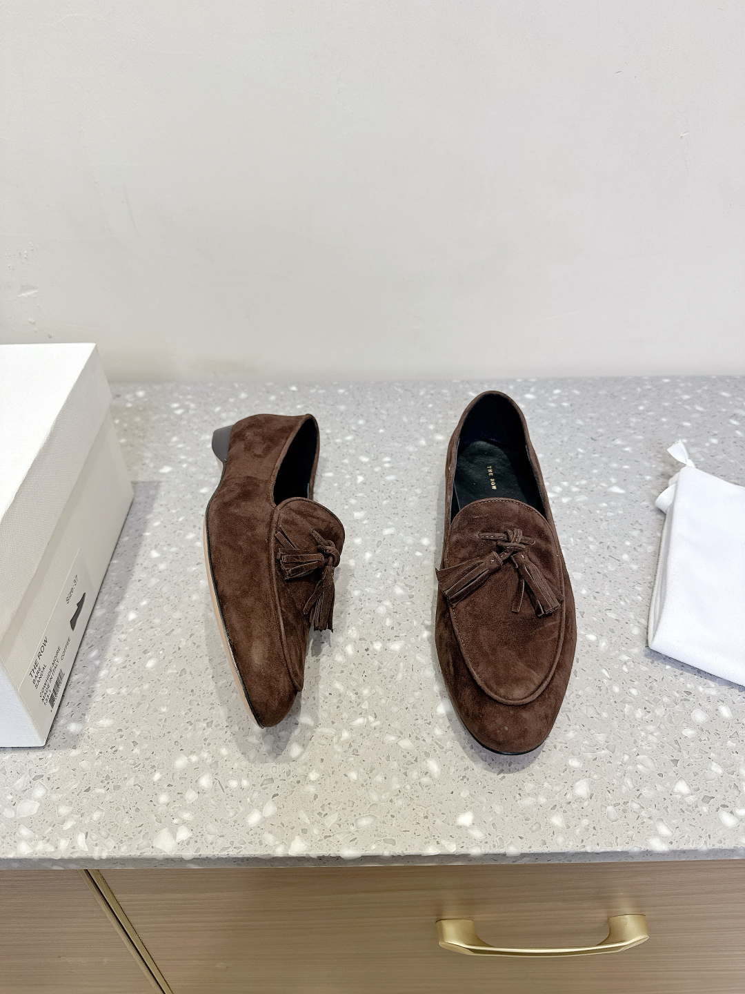 The row 더로우 미니멀 빈티지 태슬 로퍼 플랫 구두 신발