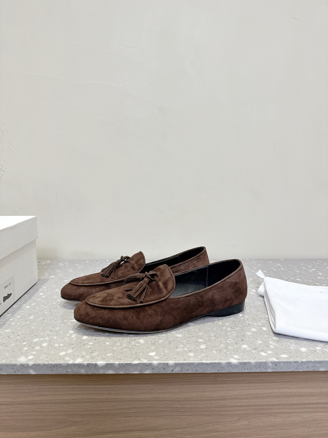 The row 더로우 미니멀 빈티지 태슬 로퍼 플랫 구두 신발