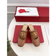 Valentino 발렌티노 V 버클 태슬 펀칭 샌들 슬리퍼 신발