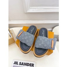 LV 루이비통 데님 슬리퍼 샌들 신발