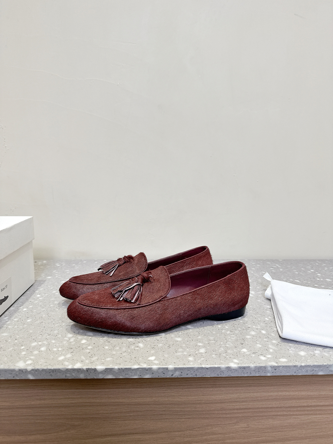 The row 더로우 미니멀 빈티지 태슬 로퍼 플랫 구두 신발