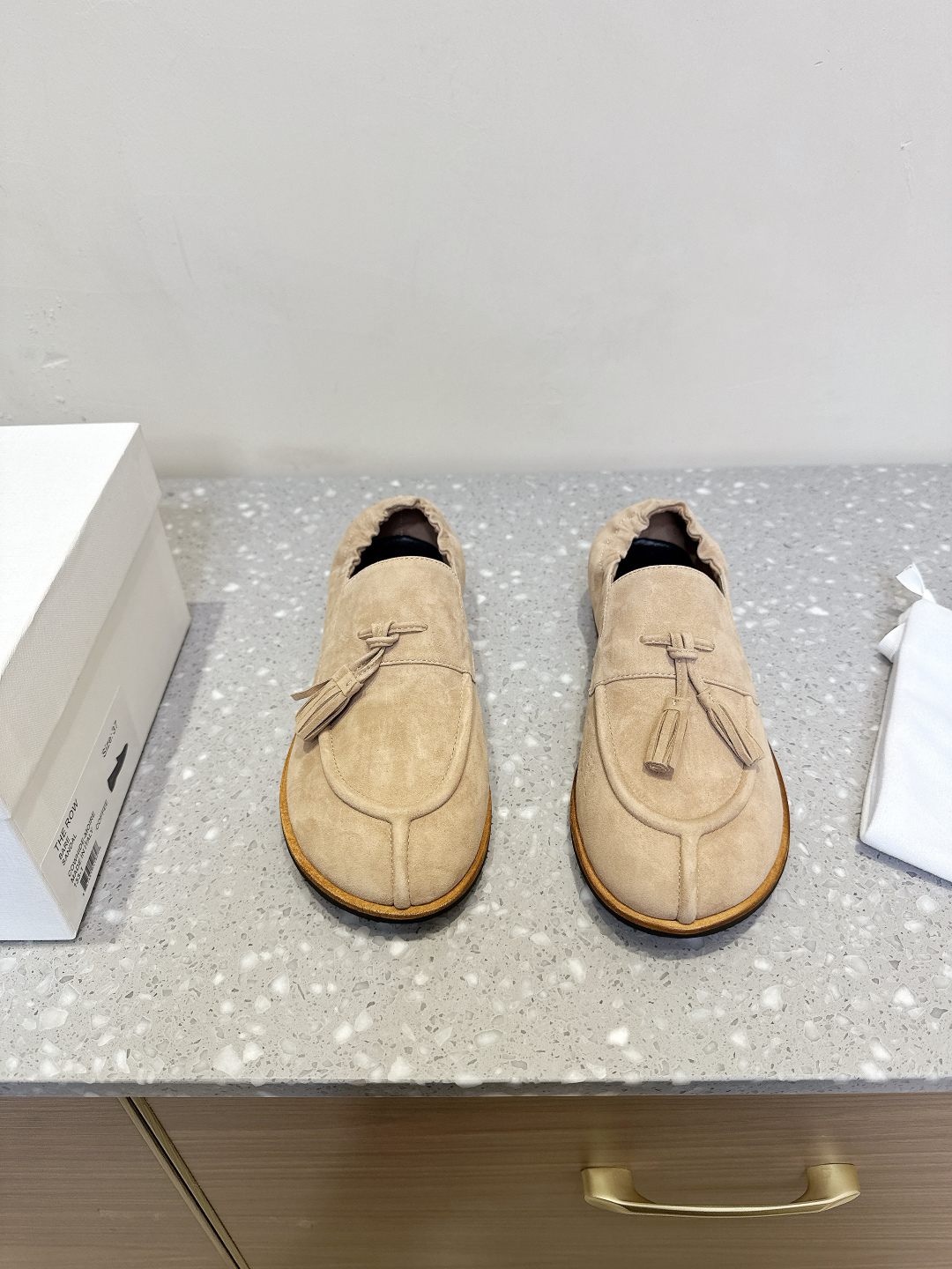 The row 더로우 미니멀 빈티지 태슬 로퍼 플랫 구두 신발