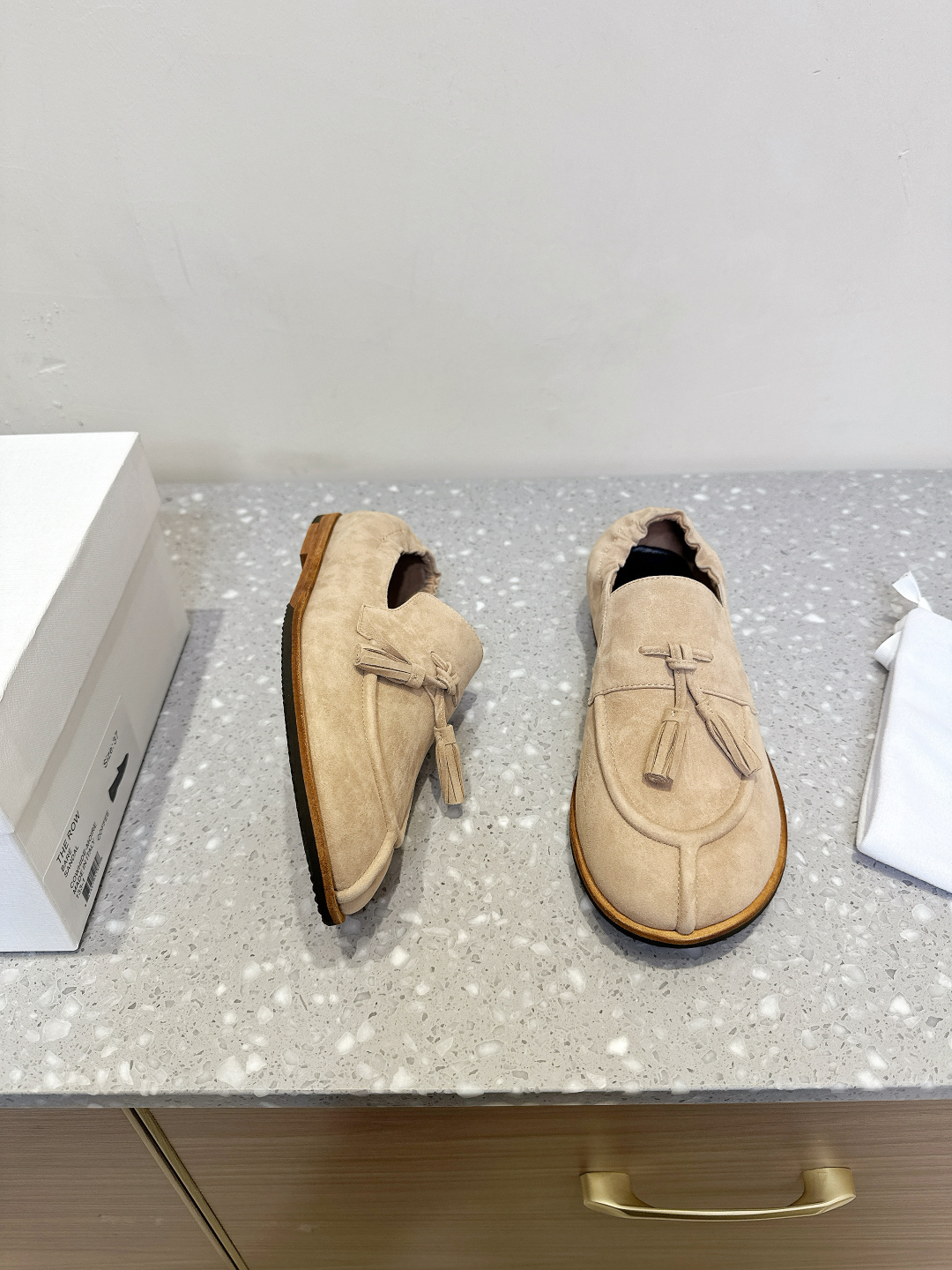 The row 더로우 미니멀 빈티지 태슬 로퍼 플랫 구두 신발