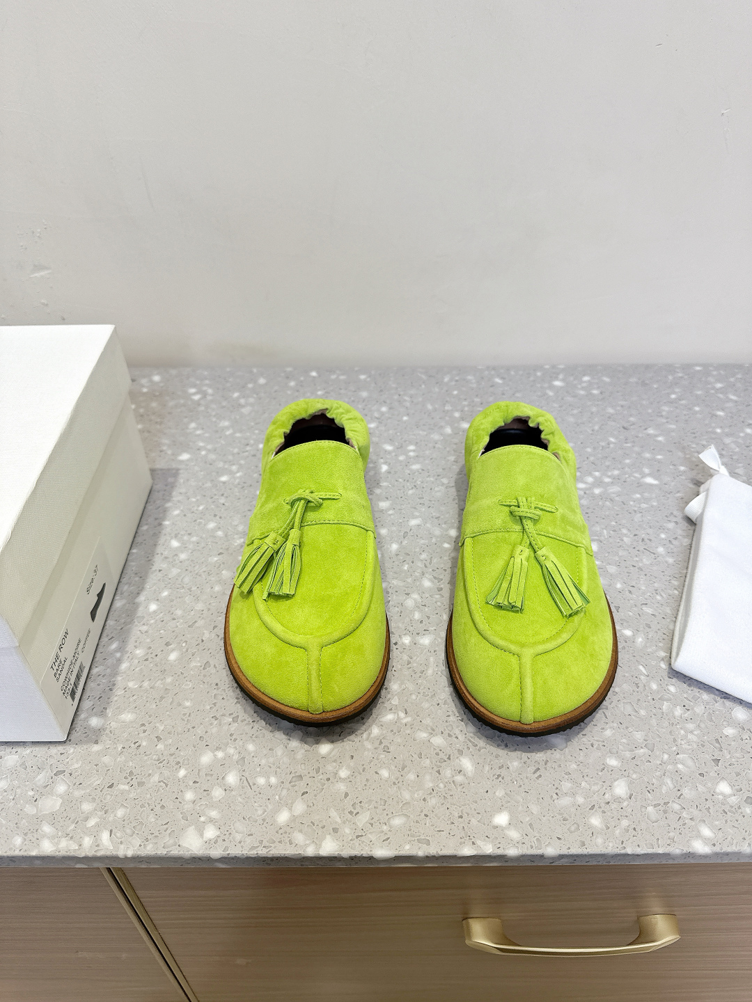 The row 더로우 미니멀 빈티지 태슬 로퍼 플랫 구두 신발