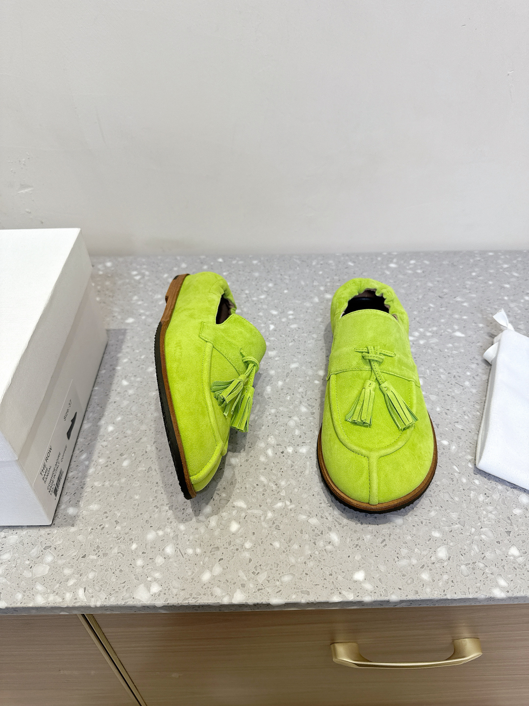 The row 더로우 미니멀 빈티지 태슬 로퍼 플랫 구두 신발