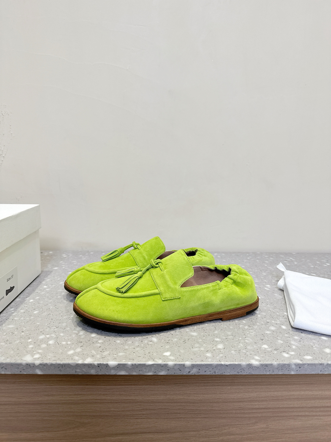 The row 더로우 미니멀 빈티지 태슬 로퍼 플랫 구두 신발