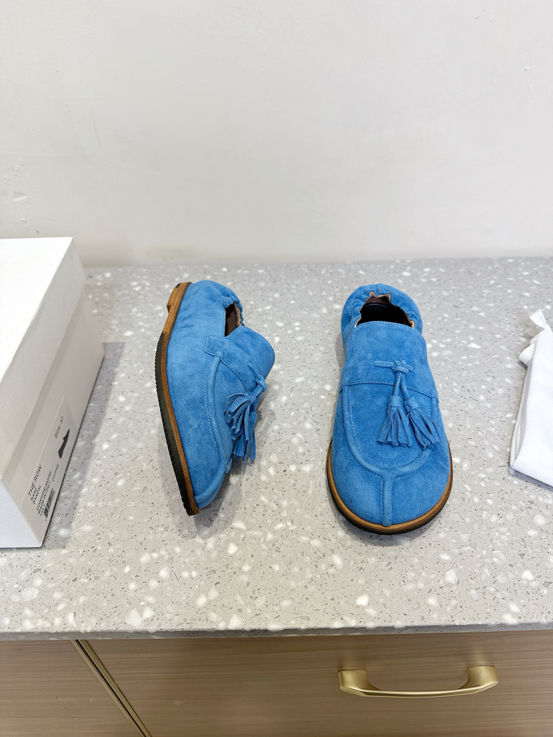 The row 더로우 미니멀 빈티지 태슬 로퍼 플랫 구두 신발