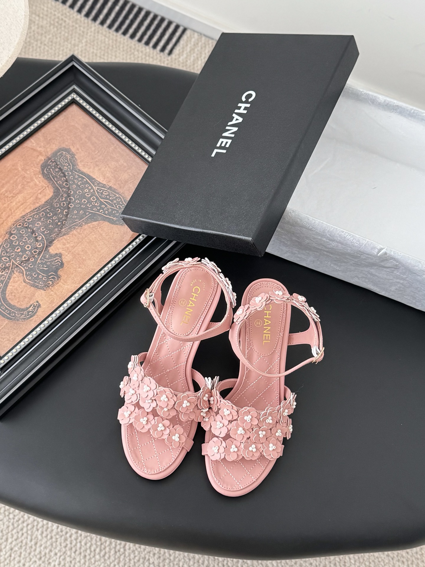 Chanel 샤넬 스트랩 샌들 구두 신발