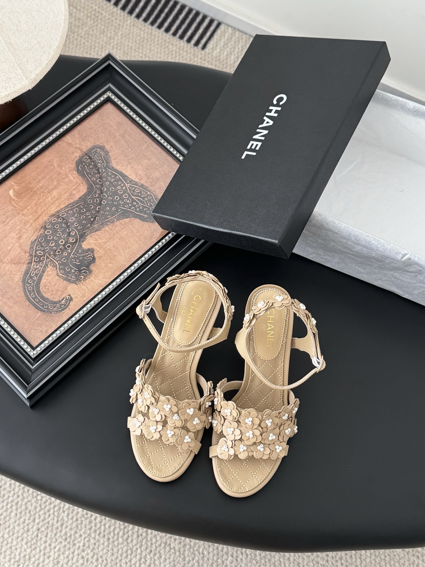 Chanel 샤넬 스트랩 샌들 구두 신발